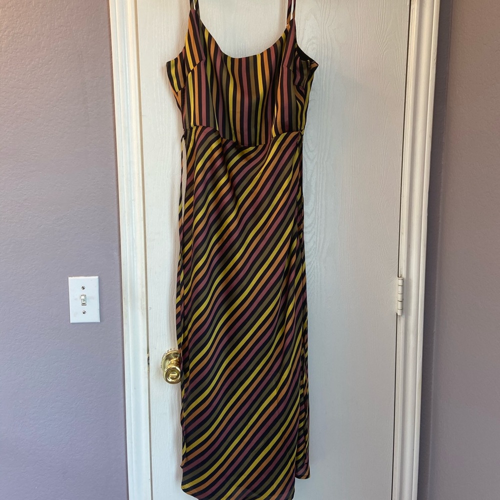Striped Midi Dress